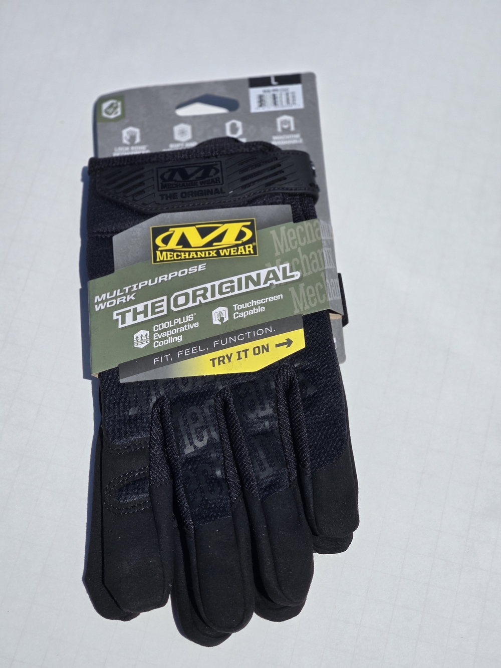 The Original Men's Black Work Gloves - Touchscreen Capable
